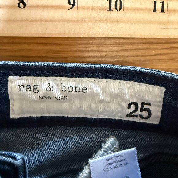 Rag & Bone Women's‎ Nina High Rise Ankle Skinny Stretch Denim Jeans Size 25 - Picture 4 of 7